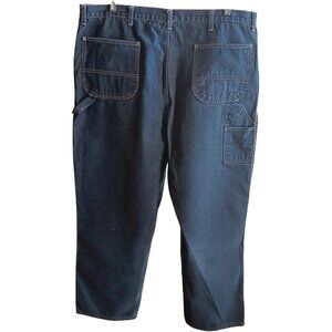 42x30 Vintage 1980's Mens Carpenter Jeans SEARS ROEBUCKS DENIM UTILITY MADE USA